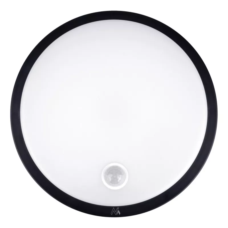 Lâmpada LED com sensor PIR MACLEAN MCE525 B – aplique de parede exterior, LED ativada por movimento