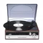 Gira-discos retro Denver VPR-190MK2 com rádio e altifalantes incorporados