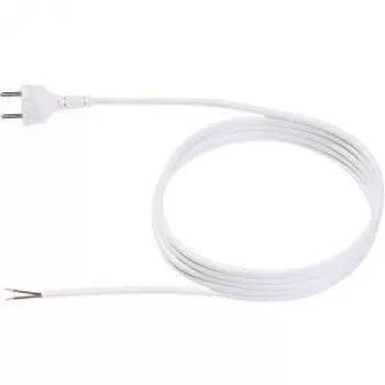 Cabo de alimentação BACHMANN contour 3m preto 241.175 H05VV-F 2x1 com ficha Type 24 solta 241.175 (241.175)