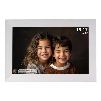 Denver PFF-1012 moldura digital branco 25,6 cm (10.1) ecrã tátil Wi-Fi