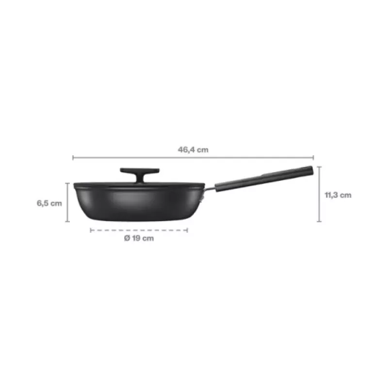 Frigideira antiaderente Fiskars Hard Face 1075528 24 cm 2,2L