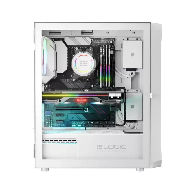 Caixa Logic PORTOS ARGB MINIDI USB 3.0 branco