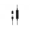 PORT CONNECT | Auscultadores estéreo USB PRO ON'R 300 | com fios | on-ear | cancelamento de ruído | preto