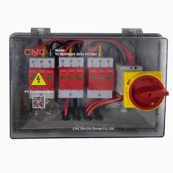 Caixa combinadora PV HiSmart NV822300 DC 3 entradas - 3 saídas IP66 caixa de ligação para instalações solares