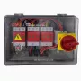 Caixa combinadora PV HiSmart NV822300 DC 3 entradas - 3 saídas IP66 caixa de ligação para instalações solares