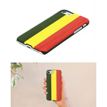 Capa para smartphone man and wood para iPhone XR — Reggae preto