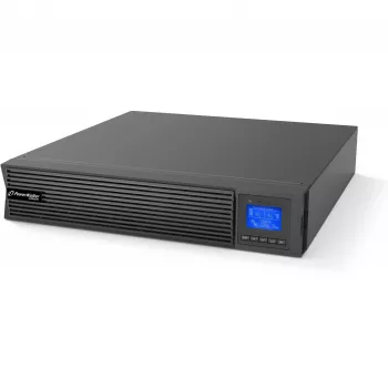 UPS Rack PowerWalker VFI 1500 LICR IOT PF1 on-line 1500 VA, 8× IEC C13, USB-B, RS-232, LCD, 2U