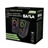 Altifalante ESPERANZA BAILA 6 W coluna de chão com fios, 6 W RMS, 160–20000 Hz, 3 Ω, USB & 3,5 mm, par