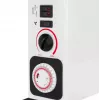 Aquecedor elétrico por convecção NOVEEN CH-6000 TIMER TURBO FAN 2000W 3 níveis de potência montagem na parede/chão branco
