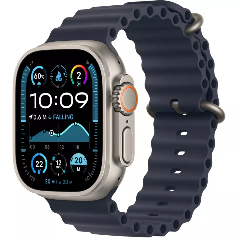 Pulseira oceano navy 49 mm - acabamento titânio natural
