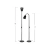 Candeeiro de pé TRACER Lucia TRAOSW47347 LED altura ajustável