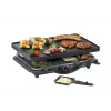Steba RC 28 grelhador raclette de ferro fundido, 1400 W, 8 panelas, preto