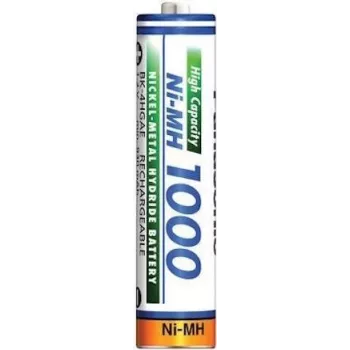 Bateria Micro (AAA) Panasonic NiMH AAA 1000 mAh 1,2 V 1 unid. (135878)