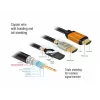 Cabo HDMI DeLOCK 85729 2 m HDMI Type-A Standard preto dourado