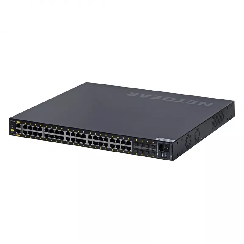 NETGEAR GSM4248PX-100EUS Switch de rede gerido L2/L3/L4 Gigabit Ethernet (10/100/1000) Power over Ethernet (PoE) preto