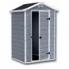 Abrigo de plástico Keter S 1457 0043 Porta única Telhado preto 1280x940x1960 mm