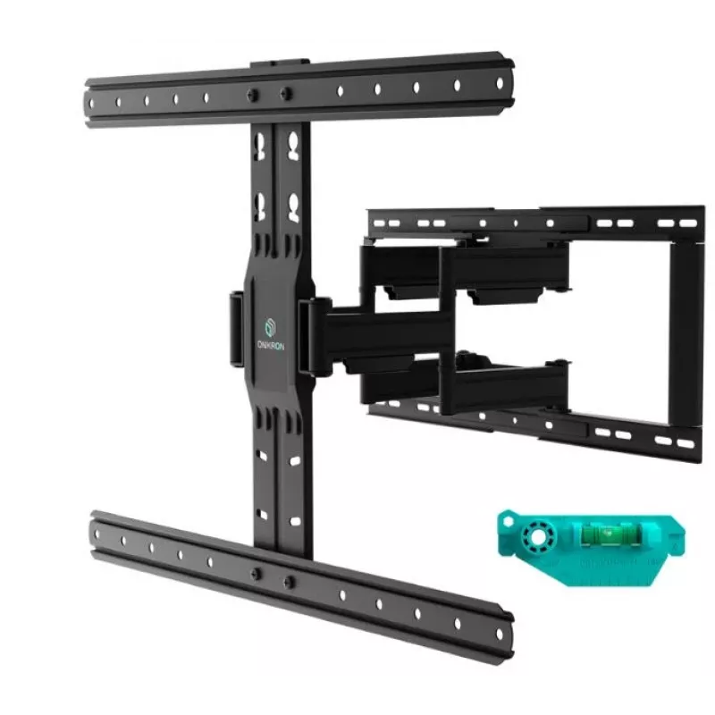 Suporte de parede para TV ONKRON SM6L-B para televisores de 32–90 polegadas, preto, inclinação fixa, compatibilidade VESA universal