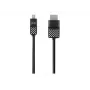 Cabo Mini DisplayPort para HDTV, 1,8 m, Mini DisplayPort, HDMI, macho, macho, preto