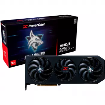 Placa gráfica PowerColor Hellhound Radeon RX 9070 XT 16GB GDDR6 PCIe 5.0