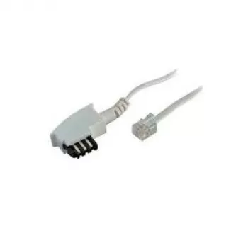 Cabo telefónico S/CONN 70046-W 6 m branco