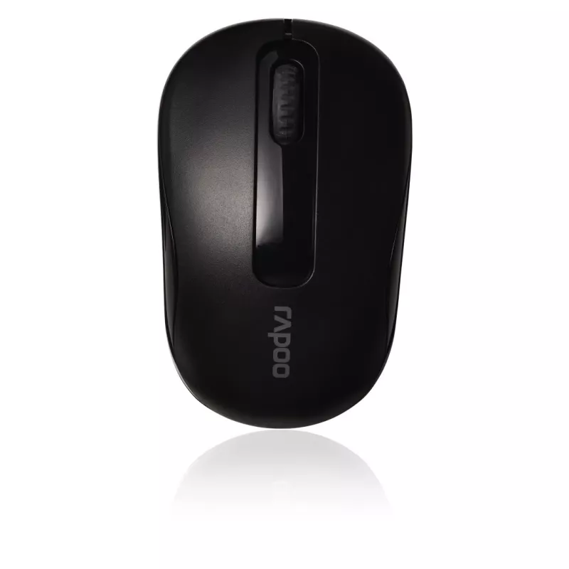 Rapoo M10 Plus rato ótico sem fios preto