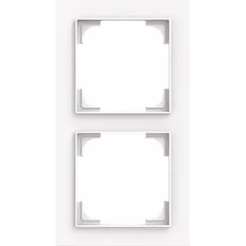 Moldura BUSCH-JAEGER 1722-44G 2 módulos branco estúdio (2CKA001754A4845)