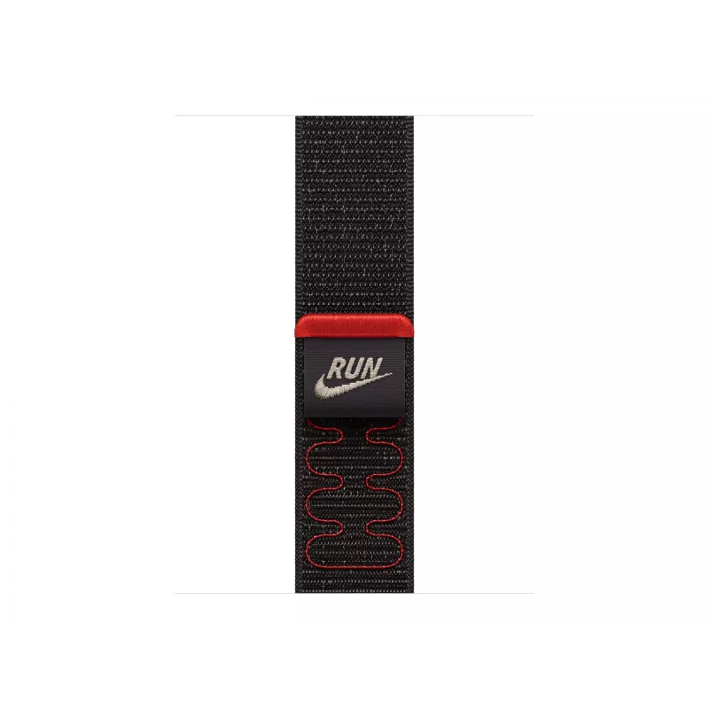 Bracelete Apple Nike Sport Loop preto nylon, poliéster reciclado, spandex