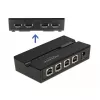 DeLOCK 11494 Comutador de dados de computador preto USB Type-A Type-B 0,48 Gbit/s