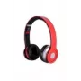 Auscultadores Rebeltec CRISTAL vermelho