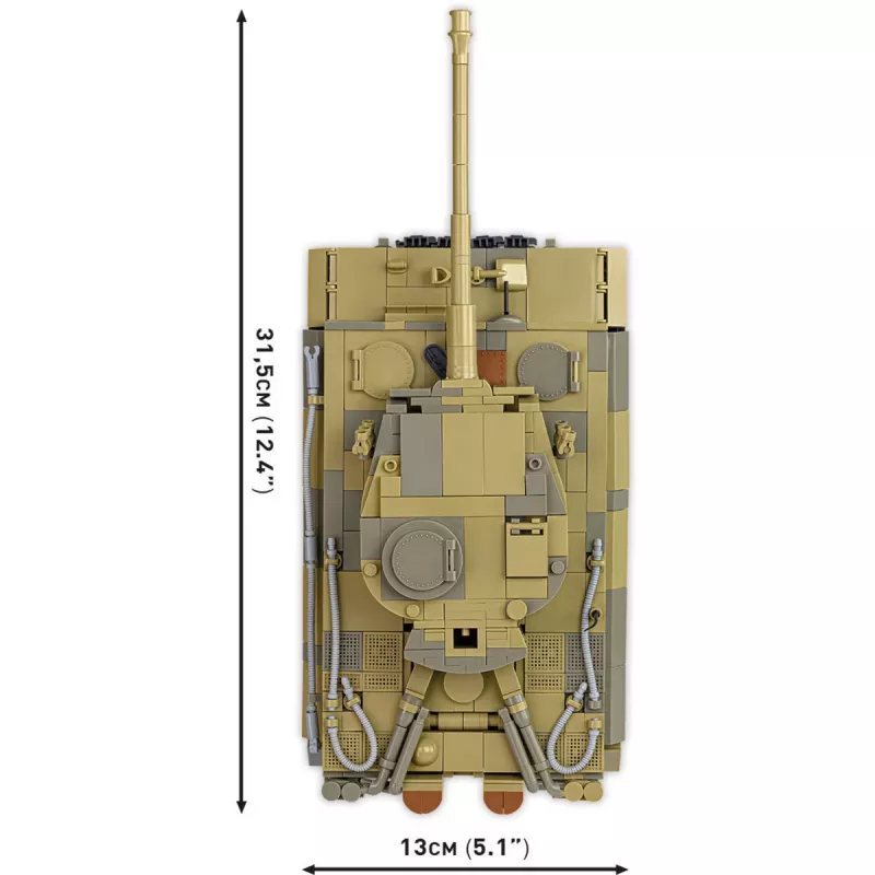 Conjunto de construção COBI Panzer VI Tiger no131 1275 peças