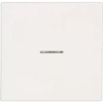 Placa de cobertura para interruptor de parede Jung LS 990 KO5 WW, branco, IP44, compatível com 4071.02/4071.01 LED