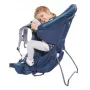 Mochila de transporte de bebé Deuter Kid Comfort Pro, azul, poliamida, máx. 22 kg, proteção solar, bolso lateral