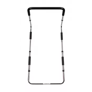 Barra de proteção de cama ActionMed P300AM apoio lateral de cama, altura ajustável, pega antiderrapante, preto, carga máx. 130 kg