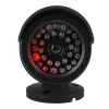 Câmara tubular falsa CEE IR1800 B, câmara de vigilância simulada com LEDs IR, preto