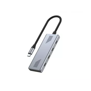 Hub USB-C 3.2 Gen 2 de 4 portas GEMBIRD UHB-CM-U310-C4-01
