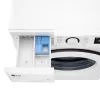 LG | Máquina de lavar roupa | F2WR508SWW | Classe de eficiência energética A-10% | Carga frontal | Capacidade de lavagem 8 kg | 1200 rpm | Profundidade 47,5 cm | Largura 60 cm | Visor | LED | Função vapor