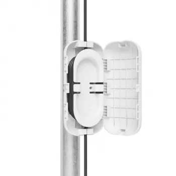 Organizador de cabos Ubiquiti UACC-FIBER-SR-KIT Caixa de cabos para mastro/parede Branco 1 unidade