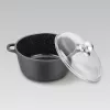 Panela com tampa Maestro MR-4620C 20 cm 2,1 l preta