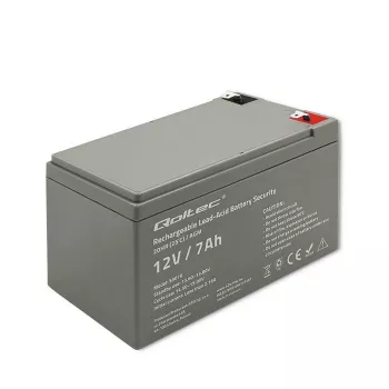 Bateria AGM Qoltec 53076 | 12V | 7Ah | segurança