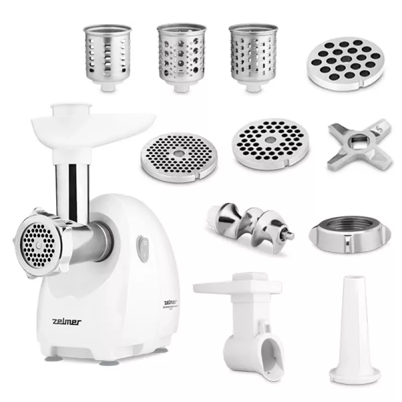 Zelmer ZMM4080B Picadora de carne 1900 W Branco