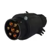 Ficha de reboque de 7 polos IWH 010206 20A 12V com caixa resistente ao choque