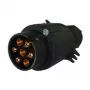 Ficha de reboque de 7 polos IWH 010206 20A 12V com caixa resistente ao choque