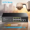 Cudy FS1010P Switch de rede Fast Ethernet (10/100) Power over Ethernet (PoE) preto