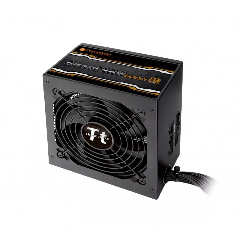 Fonte de alimentação Thermaltake Smart SE2 600W ATX semimodular, 86% de eficiência, ventoinha de 120 mm