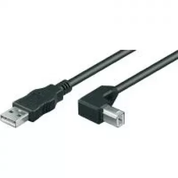 Wentronic Goobay Cabo USB 2.0 Hi-Speed, Preto, 5 m - ficha USB 2.0 (Type-A) > ficha USB 2.0 (Type-B) (95118)
