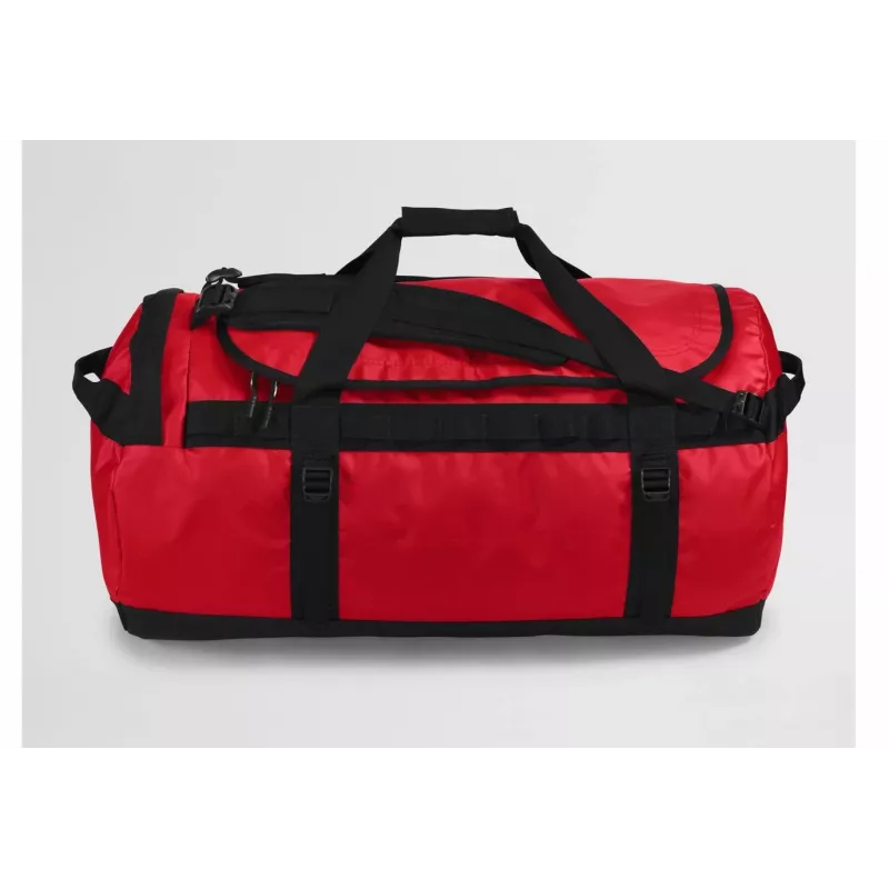Saco de viagem The North Face Base Camp Duffel L 95 L poliéster preto, vermelho