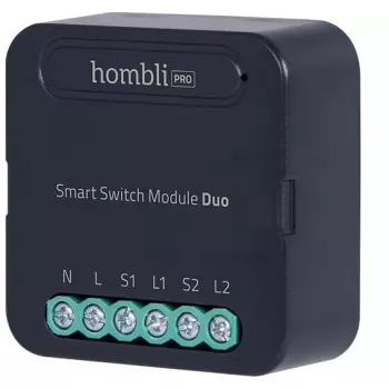 Interruptor inteligente Hombli HBMD-0100 preto AC 100-240V