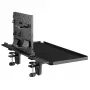 Prateleira de extensão para secretária NanoRS RS174 — prateleira compacta para monitor/peças pequenas, capacidade de carga 20 kg