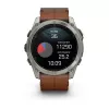 Garmin Fenix 8 3,56 cm (1,4) AMOLED 51 mm Digital 454 x 454 Pixel Ecrã tátil Titânio Wi-Fi GPS (Satélite)
