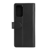 Krusell 62504 PhoneWallet capa para Samsung Galaxy A73 5G, 6,7", pele vegana, 3 ranhuras para cartões, preta